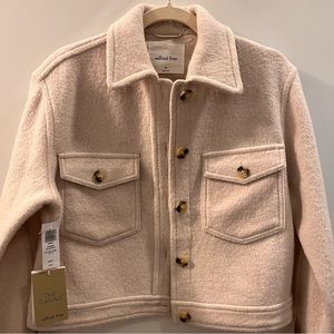 Aritzia Wilfred Free The Ganna Cropped Shirt Jacket XS